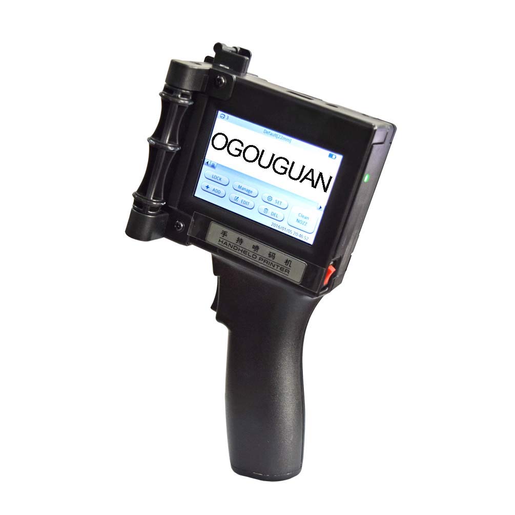 Portable Smart HD Handheld Inkjet Printer - Date Logo Coder & Labeling Machine for Cartons, Pipes, Plastics | Ideal for Packaging, Shipping & Industrial Marking