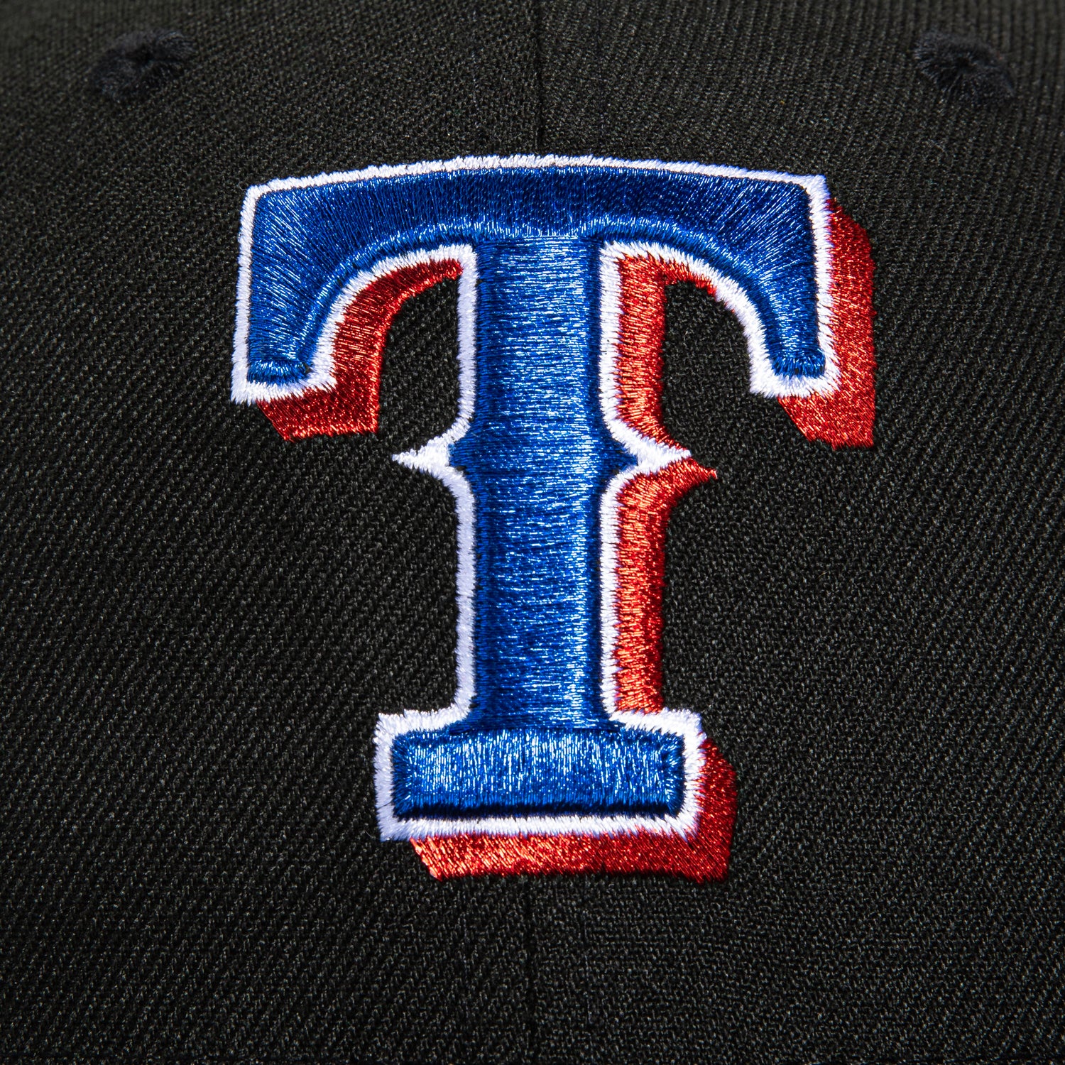 New Era 59Fifty Texas Rangers MLB Baseball Cap with Batterman Logo Patch - Black Adjustable Snapback Hat for Men, Game Day & Casual Wear