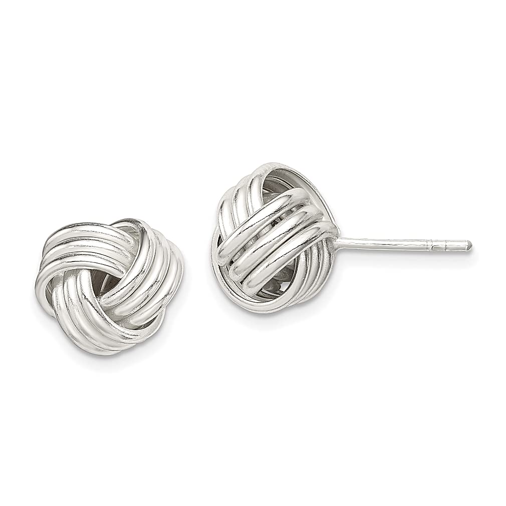 925 Sterling Silver Twisted Knot Post Stud Earrings for Women - Dainty Love Jewelry Gift Set for Her - Perfect for Valentine's Day, Anniversary & Everyday Wear