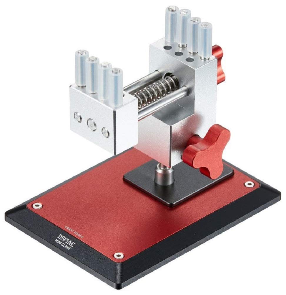 Dispey DSPAT TV Small Tabletop Vice Hobby Tool - Compact Workbench Clamp for Woodworking, Metalworking & DIY Projects - Perfect for Home Workshop, Crafting & Repair Tasks
