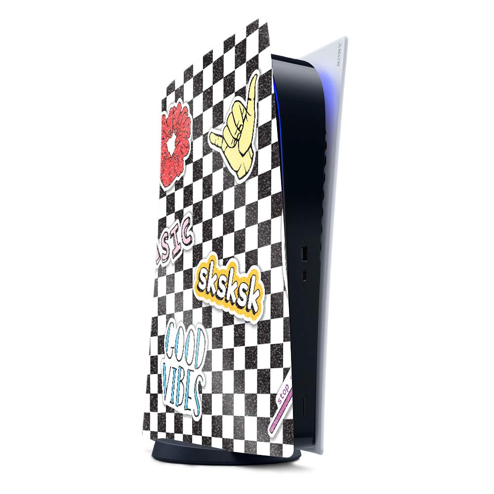 Glossy Glitter PS5 Skin - VSCO Girl Style for Gaming & Decor