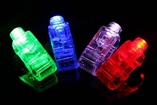 WEICO LED Bright Finger Flashlights - Super Bright LED Finger Light for Camping, Hiking, Reading & Emergency Use (Pack of 2)