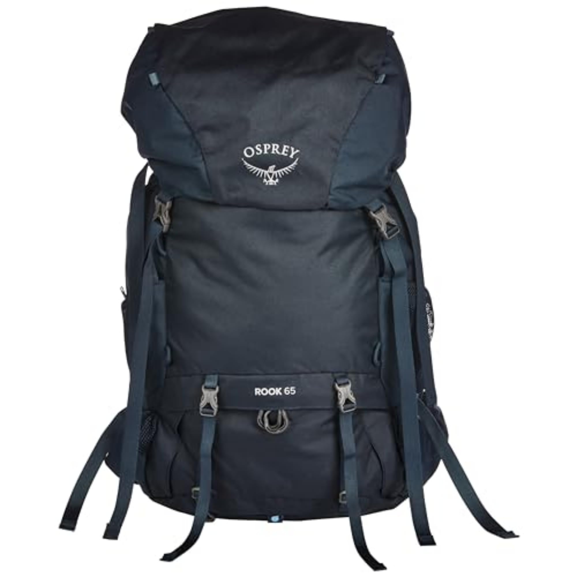 Osprey Rook 65L Men's Hiking Backpack - Lightweight Travel Backpack for Camping & Trekking | Durable Midnight Blue Backpack for Outdoor Adventures