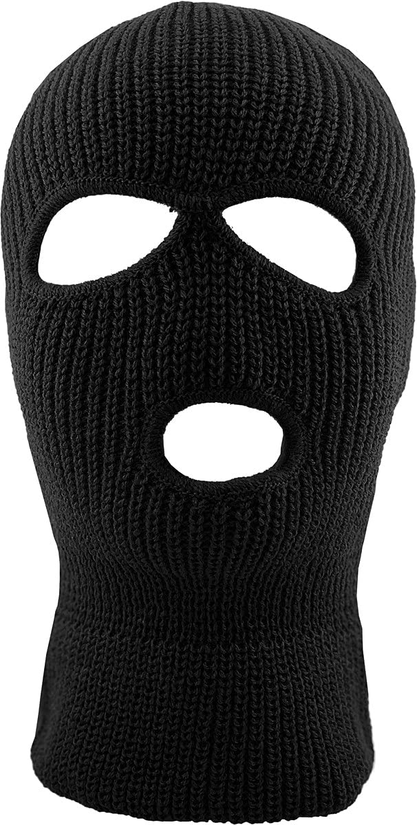 Warm Knit Ski Mask Balaclava - Full Face Cover Winter Hat for Adults | Cold Weather Protection for Skiing, Snowboarding & Outdoor Activities