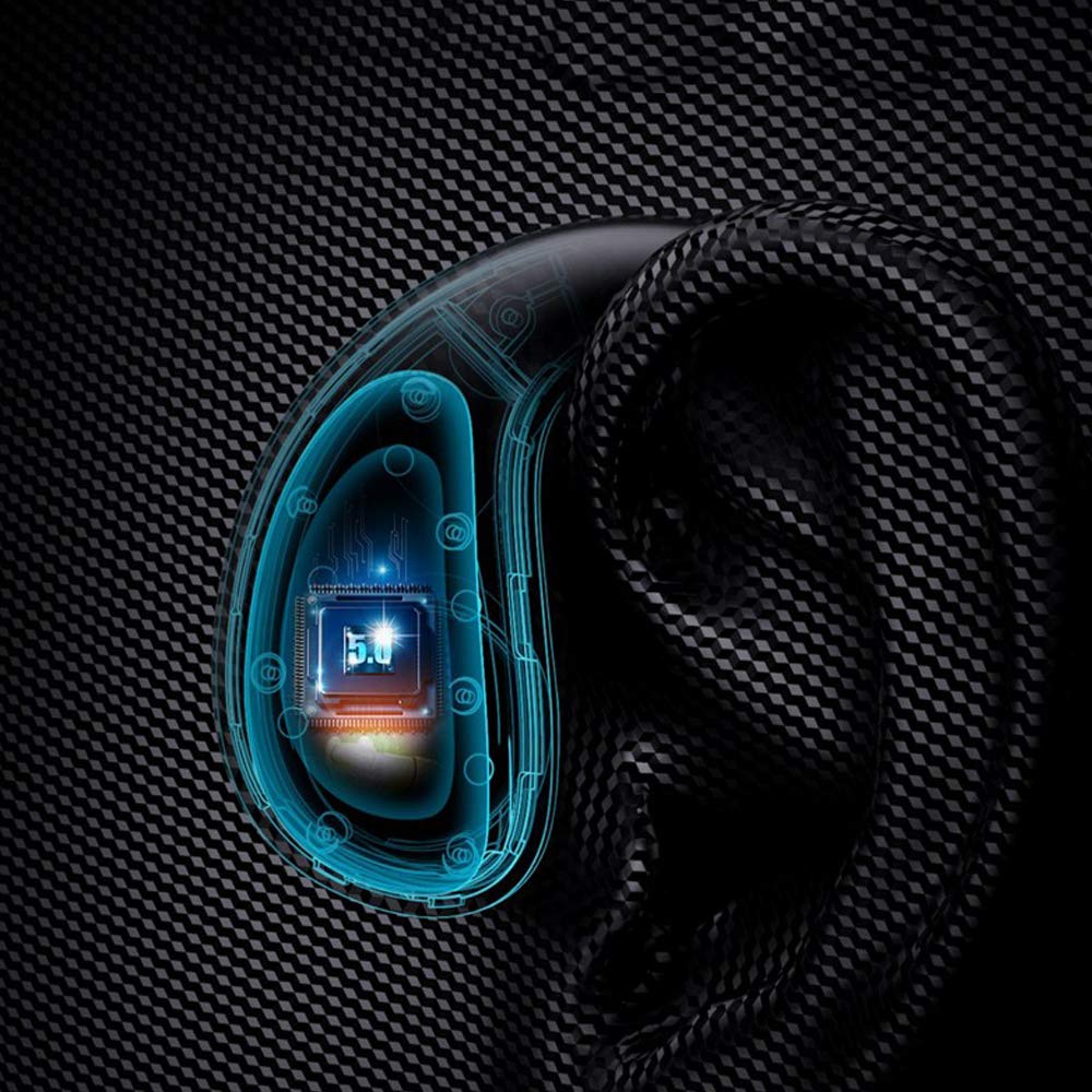 IKXO Waterproof Bone Conduction Headphones Bluetooth 5.0 Wireless Earbuds IPX8 Open Ear - Sweatproof Underwater Headphones with Mic for Swimming, Running, Gym & Sports | Perfect for Workouts, Cycling & Outdoor Activities