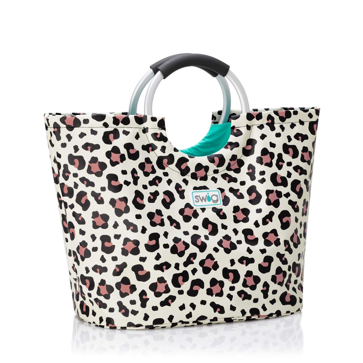 Swig Life Loopi Large Lightweight Waterproof Tote Bag - Durable Beach & Utility Bag for Travel, Shopping, Gym & Outdoor Activities