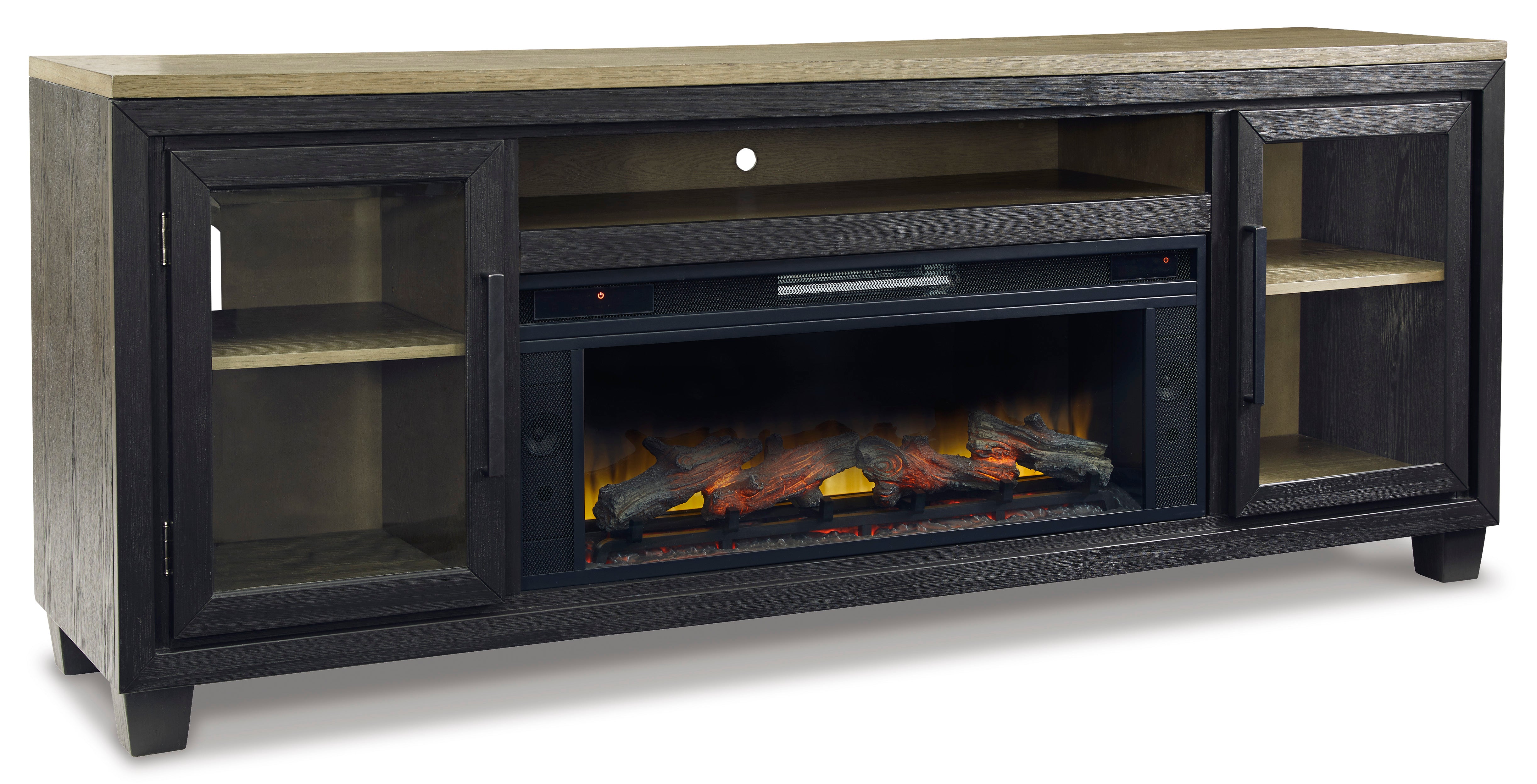 Flora XL TV Stand for 65-85 Inch TVs - Modern Entertainment Center with Storage Shelves - Perfect for Living Room, Bedroom & Home Theater Setup