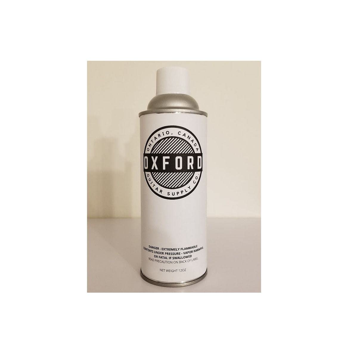 Solo Guitars Oxford Aerosol Nitrocellulose Lacquer - Clear High Gloss Guitar Finish (340g) - Professional Wood Coating for Guitars, Furniture & Musical Instruments - Ideal for DIY Refinishing & Protection