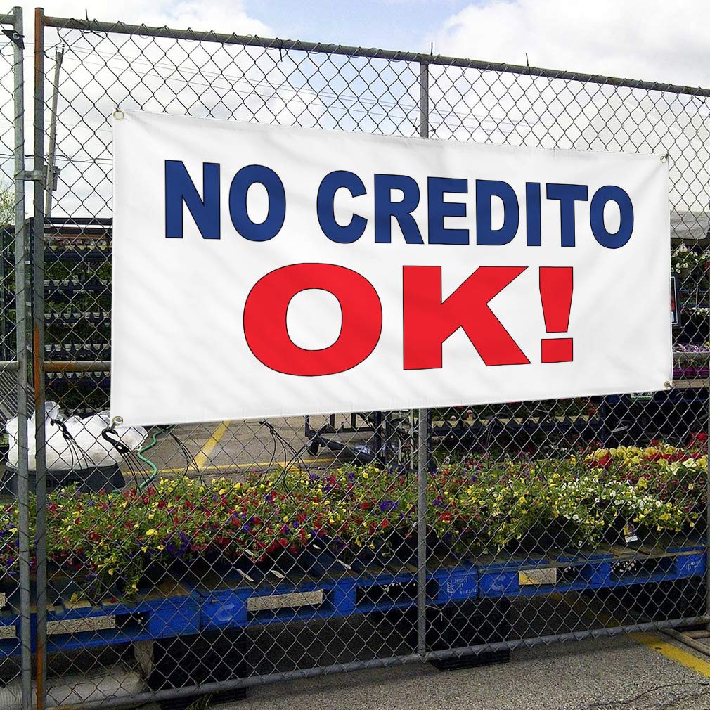 Custom Vinyl Banner - Multiple Sizes (60x144 Inches) | Weatherproof Outdoor Business Sign with 10 Grommets | Red & Blue Industrial Yard Sign | Perfect for Storefronts, Events, and Construction Sites