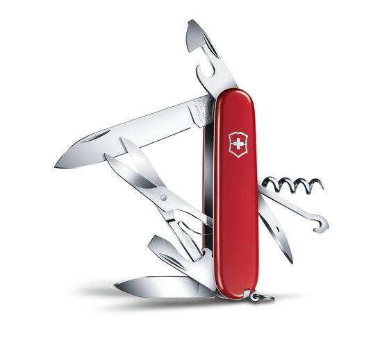 Victorinox Swiss Army Knife Climber - 14 Multi-Tool Pocket Knife with Scissors & Screwdrivers - Perfect for Camping, Hiking & Everyday Carry (EDC)