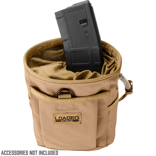 Barska BI12626 Loaded Gear Drawstring Dump Pouches CX 700 - Tactical Range Bag for Ammo & Accessories | Perfect for Shooting Range, Hunting & Outdoor Activities