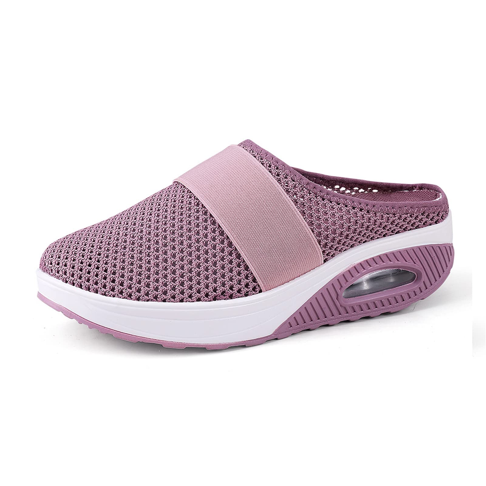 VJQB Women's Air Cushion Slip-On Walking Shoes - Orthopedic Diabetic Comfort Sneakers for Women | Perfect for Walking, Travel & Everyday Wear