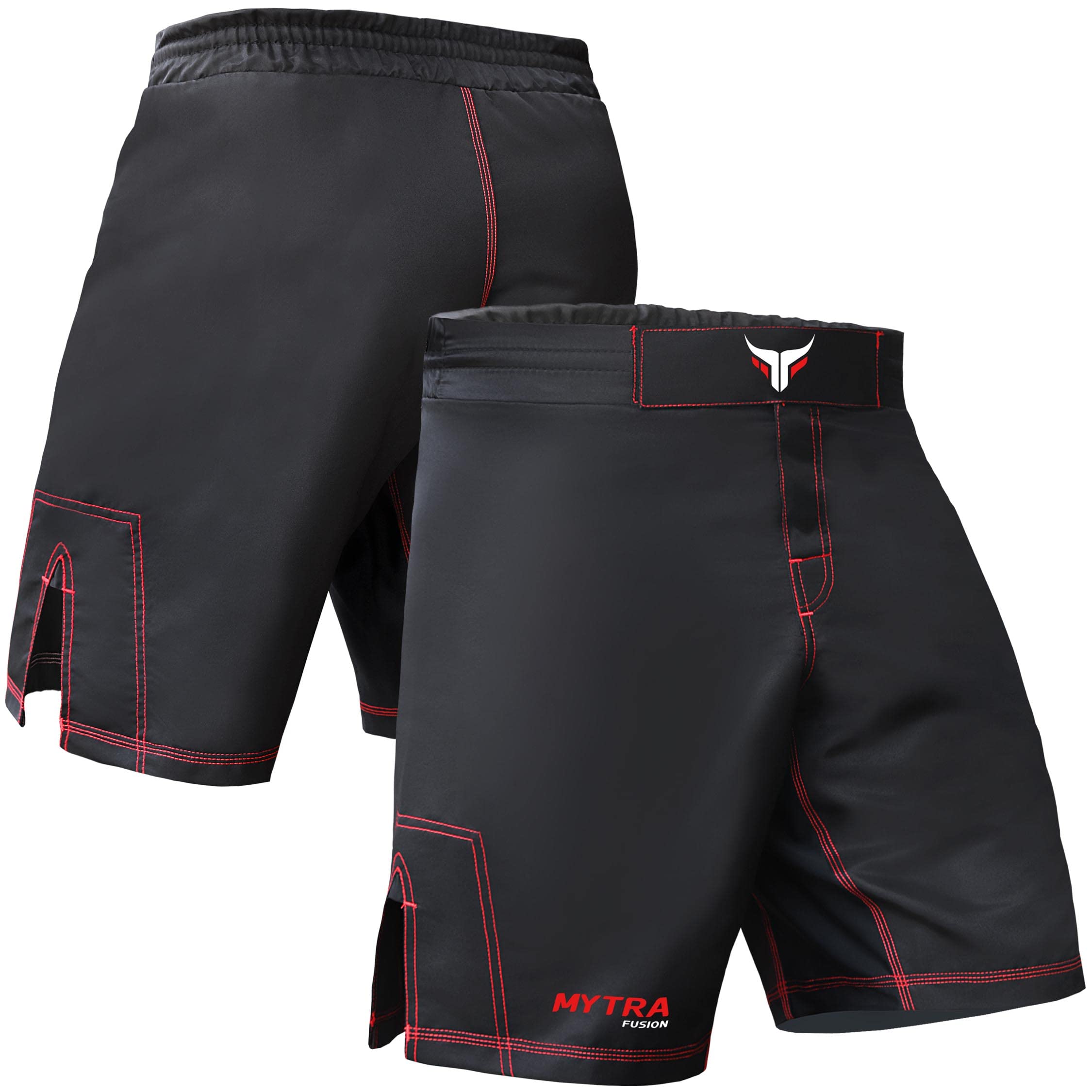 **Mytra Fusion MMA Shorts for Men - Breathable & Durable Training Shorts for MMA, Boxing, Kickboxing, Muay Thai, Grappling & Cage Fighting - Ideal for Gym, Martial Arts & Combat Sports**