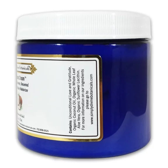 Organic Coconut Cream Body Lotion for Dry Skin - Hydrating & Nourishing Moisturizer for Women & Men - Perfect for Daily Use, After Shower & Spa Treatments