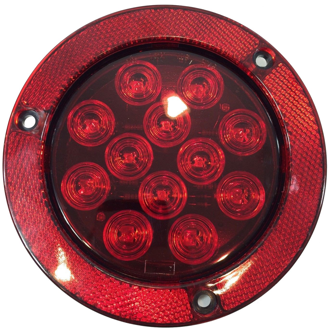 12 LED Red Stop Tail Turn Lights - 4