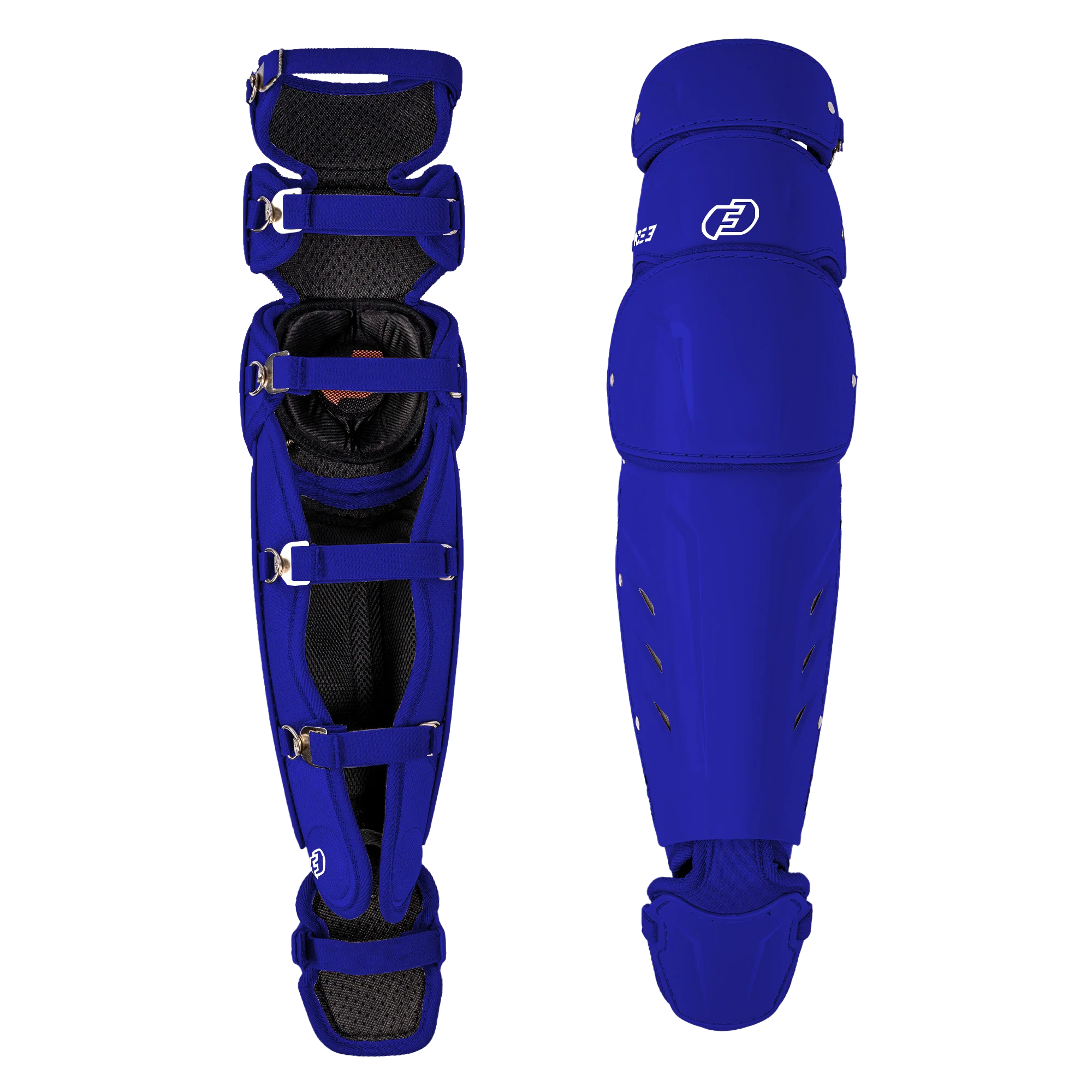 FORCE3 XS3® Pro Leg Guards - Intermediate Baseball & Softball Catcher's Gear for Youth & Adult Players - Perfect for Training, Games & Practice Sessions