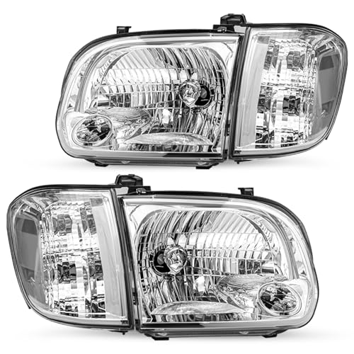 Chrome Housing with Clear Reflector