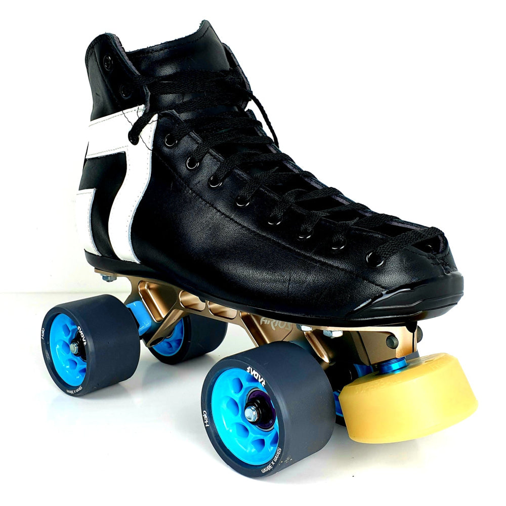 Antik AR2 Derby Arius Roller Derby Skates - Premium Quad Roller Skates for Women & Men - Perfect for Roller Derby, Rink Skating & Outdoor Use