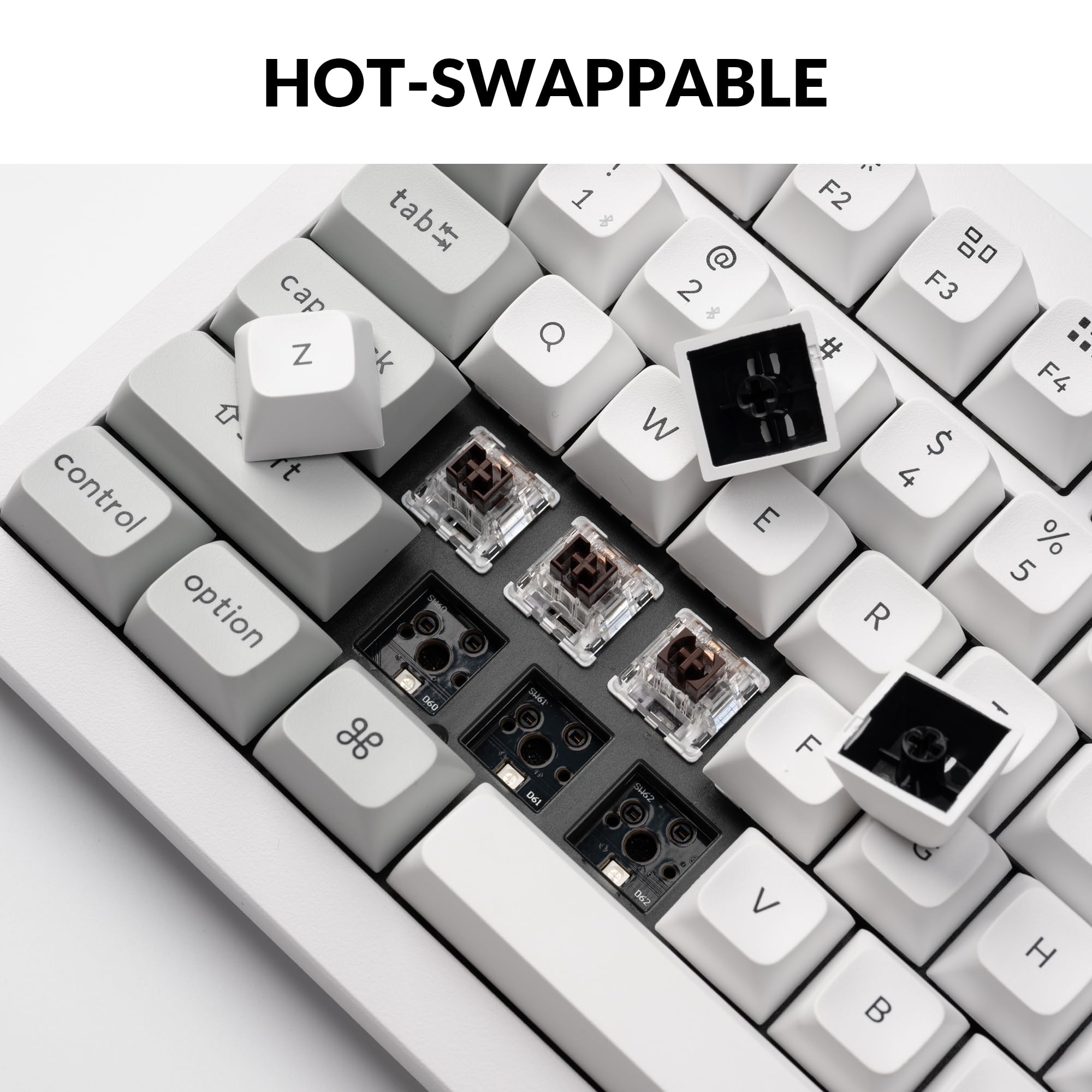Keychron Q1 Pro Wireless Custom Mechanical Keyboard - 75% Layout, Aluminum Body, QMK/VIA Programmable, Bluetooth/Wired, RGB Backlit, Hot-Swappable (K Pro Brown Switch) for Mac/Windows/Linux - Perfect for Gaming, Coding & Office Work