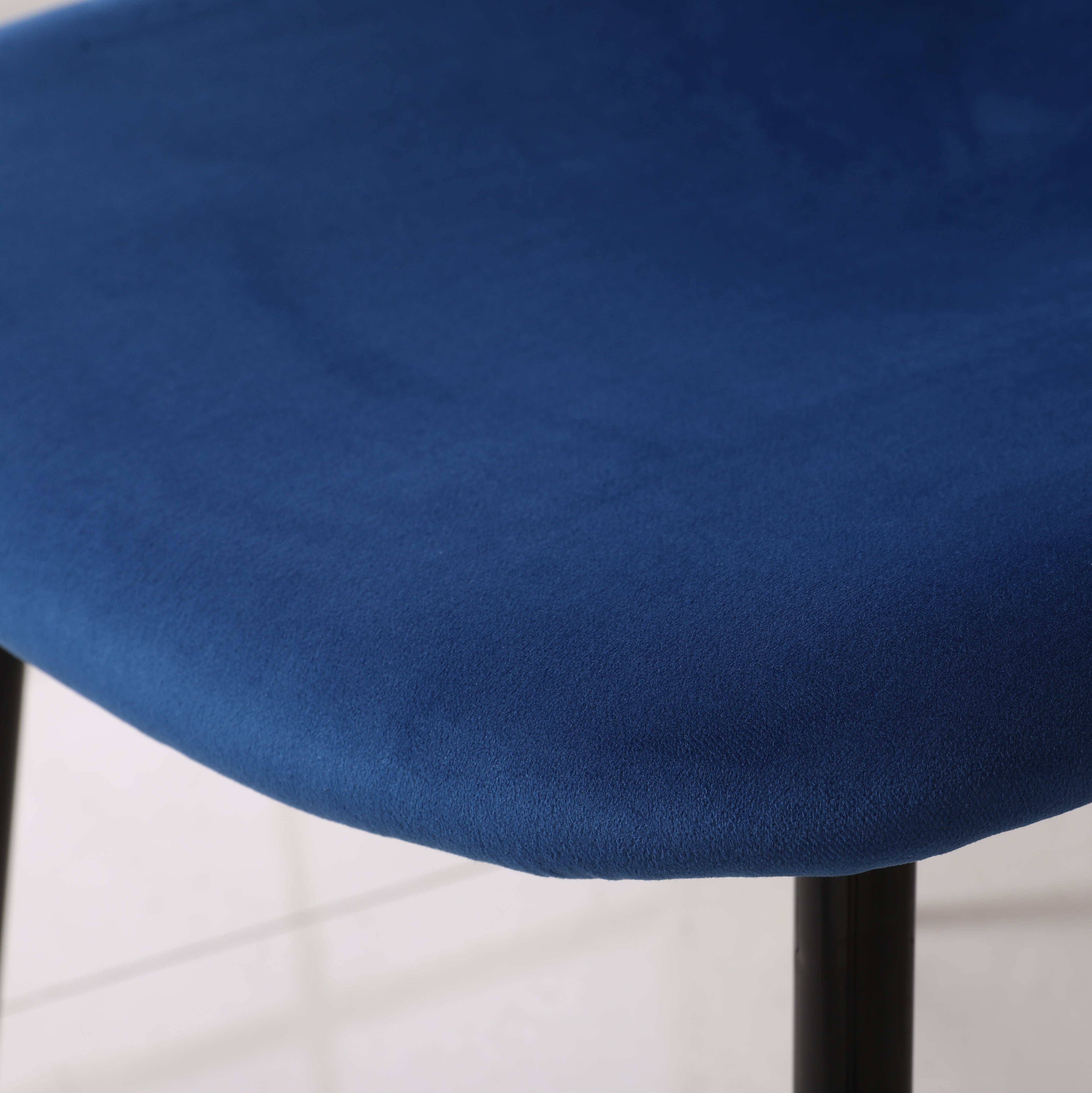 Roundhill Furniture Lassan Contemporary Fabric Dining Chairs, Set of 4 - Modern Upholstered Side Chairs for Kitchen, Dining Room & Office - Comfortable & Stylish Seating Solution