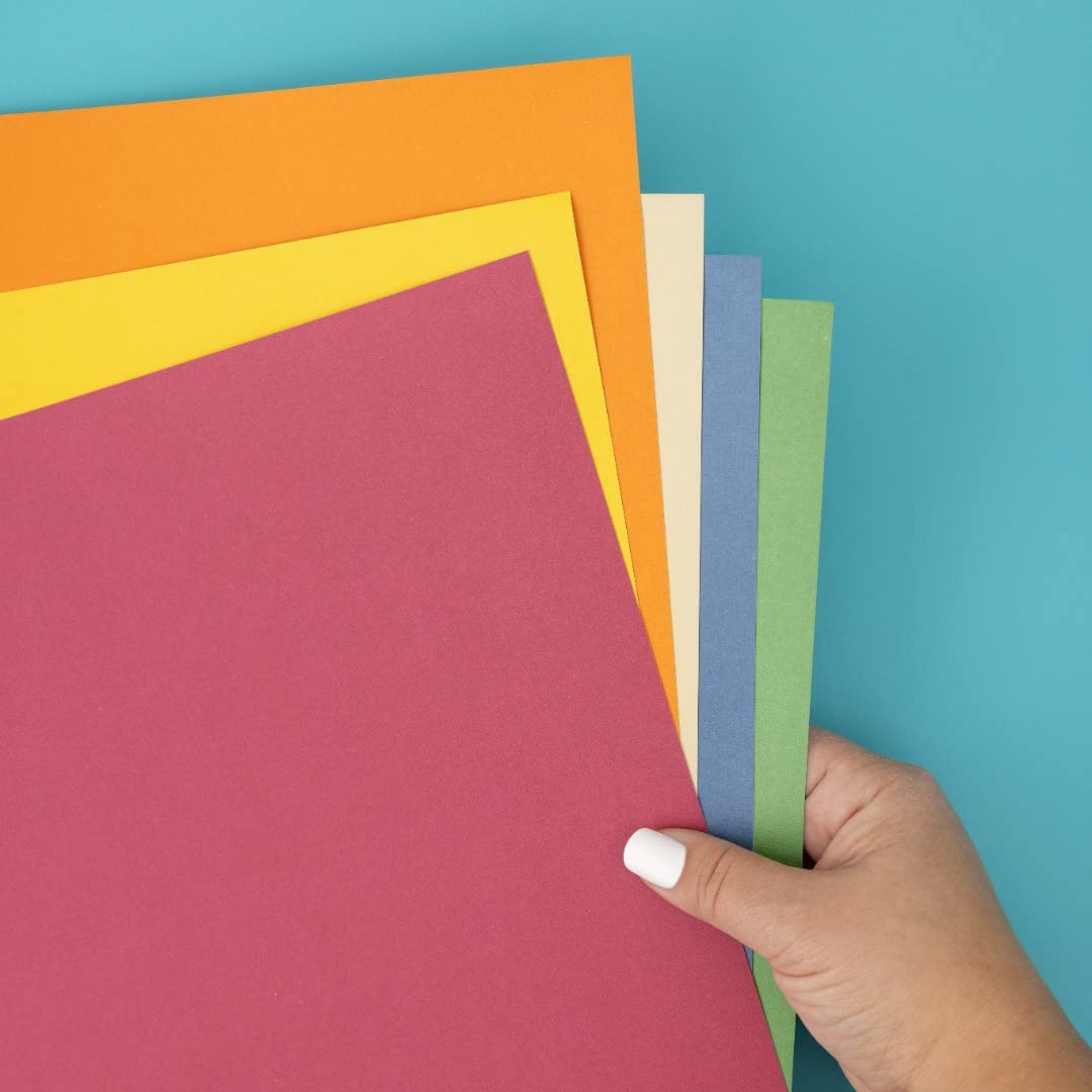 Premium DCWV Double Sided Textured Cardstock Paper - 58 Sheets, 12x12 Inches - Scrapbooking, Card Making, DIY Crafts & Home Decor Projects