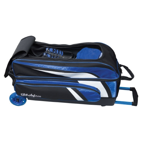 KR Strikeforce Cruiser Royal Triple Roller Bag - Premium Bowling Ball Travel Case with Wheels for Easy Transport - Perfect for Tournaments, League Play & Practice Sessions