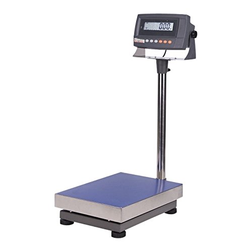 Industrial Grade Bench Scale 800 lb Capacity - Heavy Duty Digital Weighing Scale for Warehouses, Shipping & Logistics (DWP-800) | Perfect for Inventory Management, Package Weighing & Industrial Applications