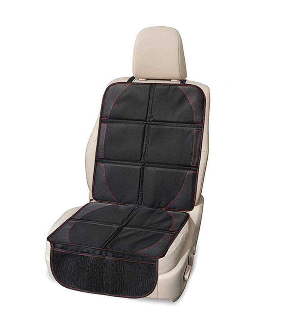 J&C Car Seat Protector - Waterproof Non-Slip Car Seat Cover for Baby & Child Safety Seats, Dog Mats & Kick Mats - Perfect for Road Trips, Daily Commutes & Pet Travel