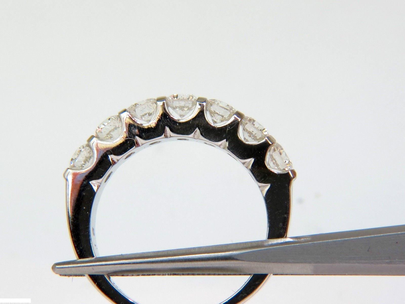 14KT 1.80CT U-Shaped Prong Diamond Engagement Ring with Kissing Diamonds - Perfect for Proposals, Anniversaries & Special Occasions