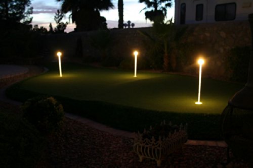 2 Pack LED Putting Green Lights - Indoor/Outdoor Golf Practice Lighting for Home, Backyard, and Putting Greens | Perfect for Nighttime Golf Training & Backyard Parties
