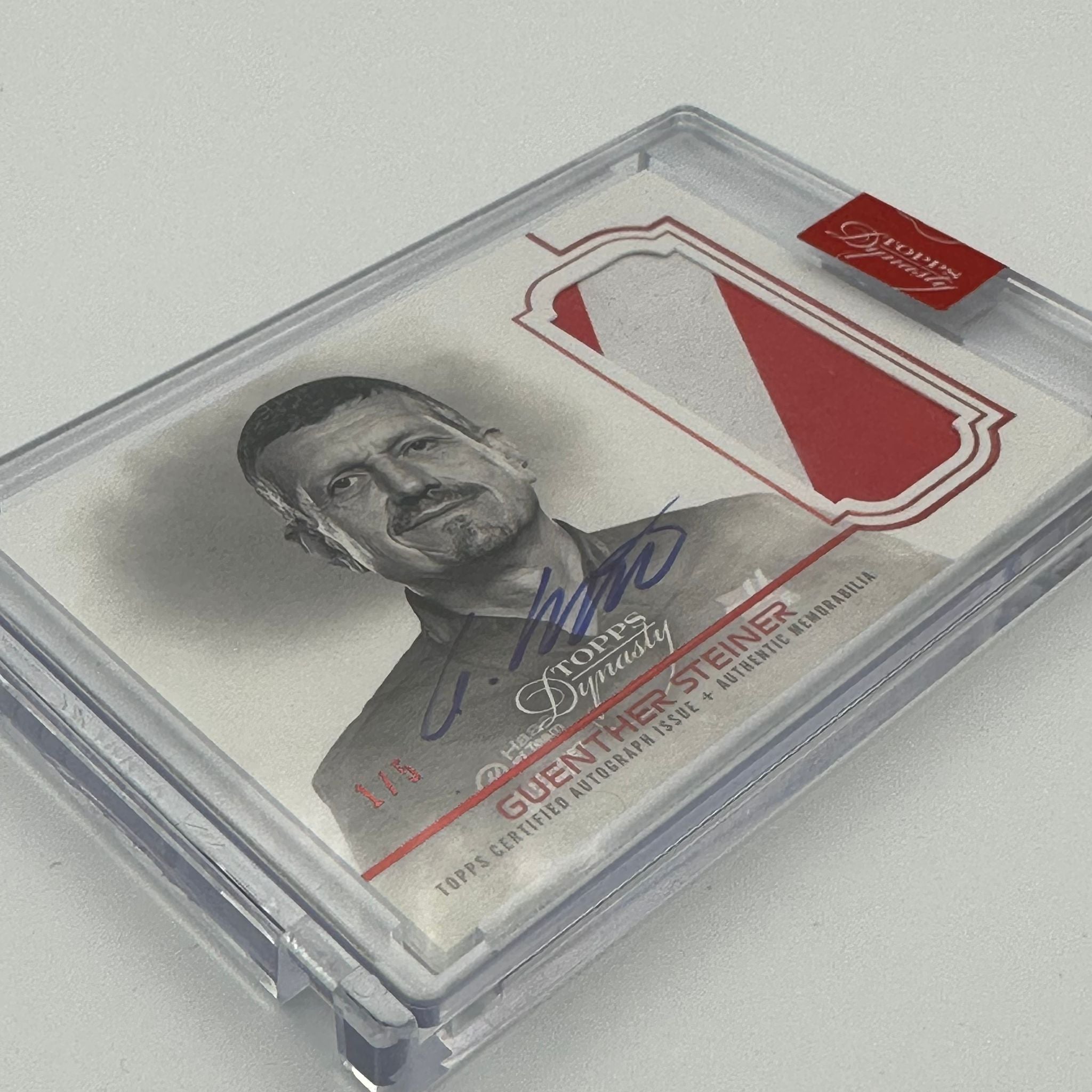 1/5 Guenther Steiner Haas F1 Team Dynasty Autograph Patch GSP II - Authentic Collectible for F1 Fans, Racing Memorabilia Enthusiasts & Sports Display Collections