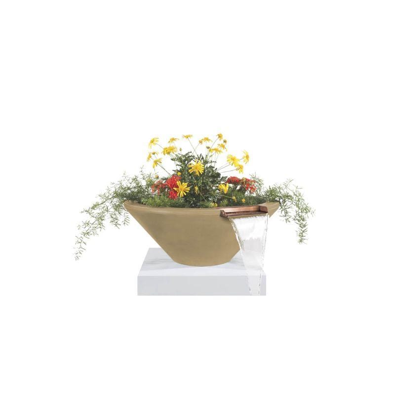 Concrete Planter and Water Bowl for Pets - Durable Indoor/Outdoor Plant Pot with Built-In Water Tray for Dogs, Cats, and Small Animals - Perfect for Home Decor, Garden, and Patio Use