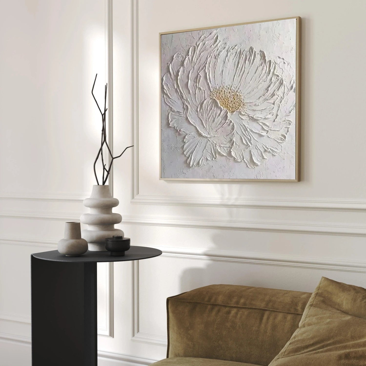 Beautiful Flower and Tree Painting #FT172 - Elegant Wall Art for Home, Office & Living Room Decor