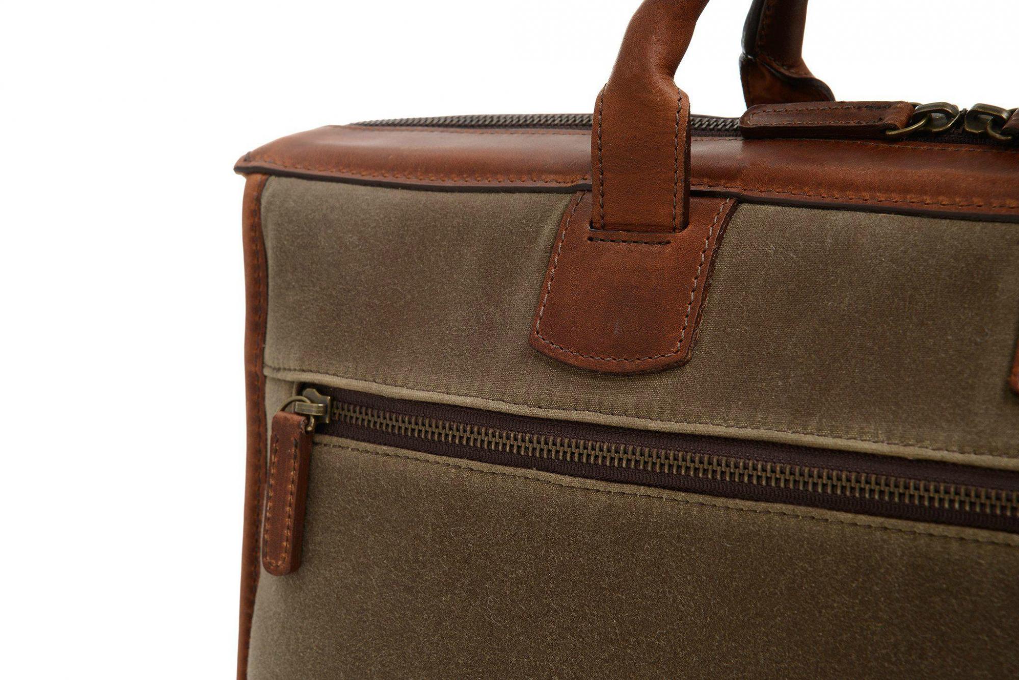 Korchmar Sawyer Slim Laptop Briefcase for Business - Professional 15.6 Inch Laptop Bag with Padded Compartment, Perfect for Work, Travel & Commuting
