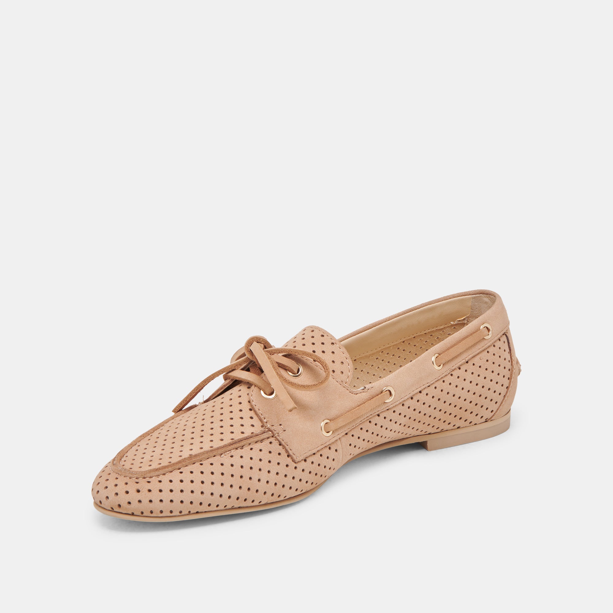 LAKIN Men's Bamboo Perforated Nubuck Loafers - Comfortable Slip-On Casual Shoes for Business & Travel