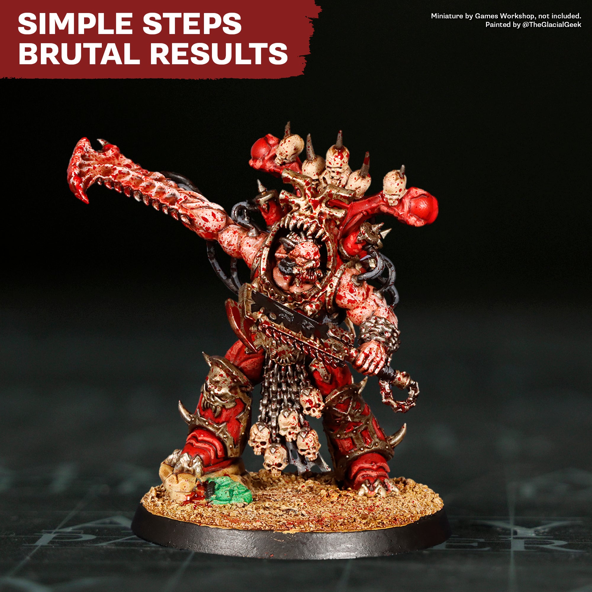 World Eaters Bundle - Warhammer 40K Chaos Space Marines Miniatures Set | Perfect for Tabletop Gaming, Painting & Collecting