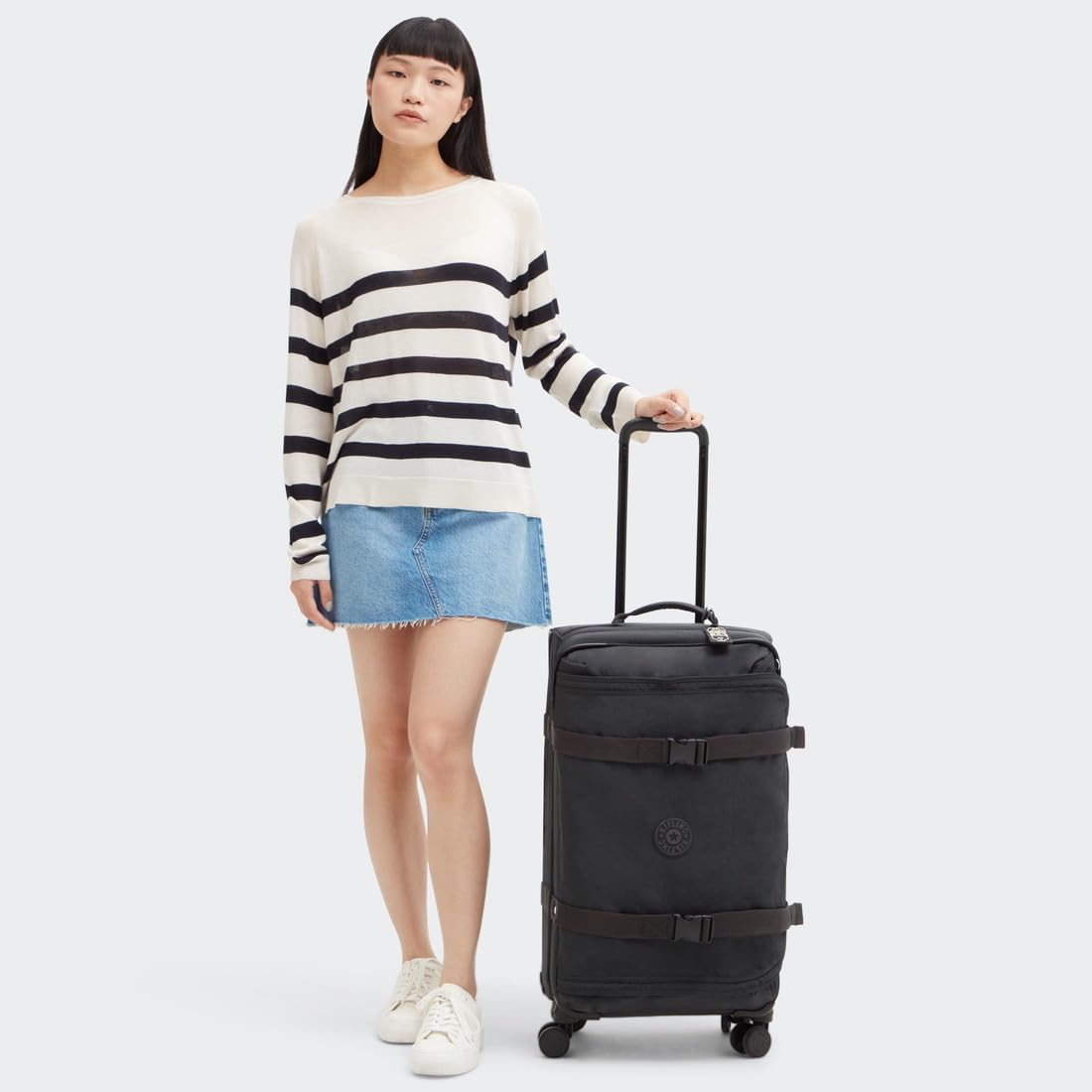 Kipling SPONTANEOUS M Medium Upright Wheeled Luggage - Lightweight Carry-On Suitcase for Women, Perfect for Business Travel & Weekend Getaways