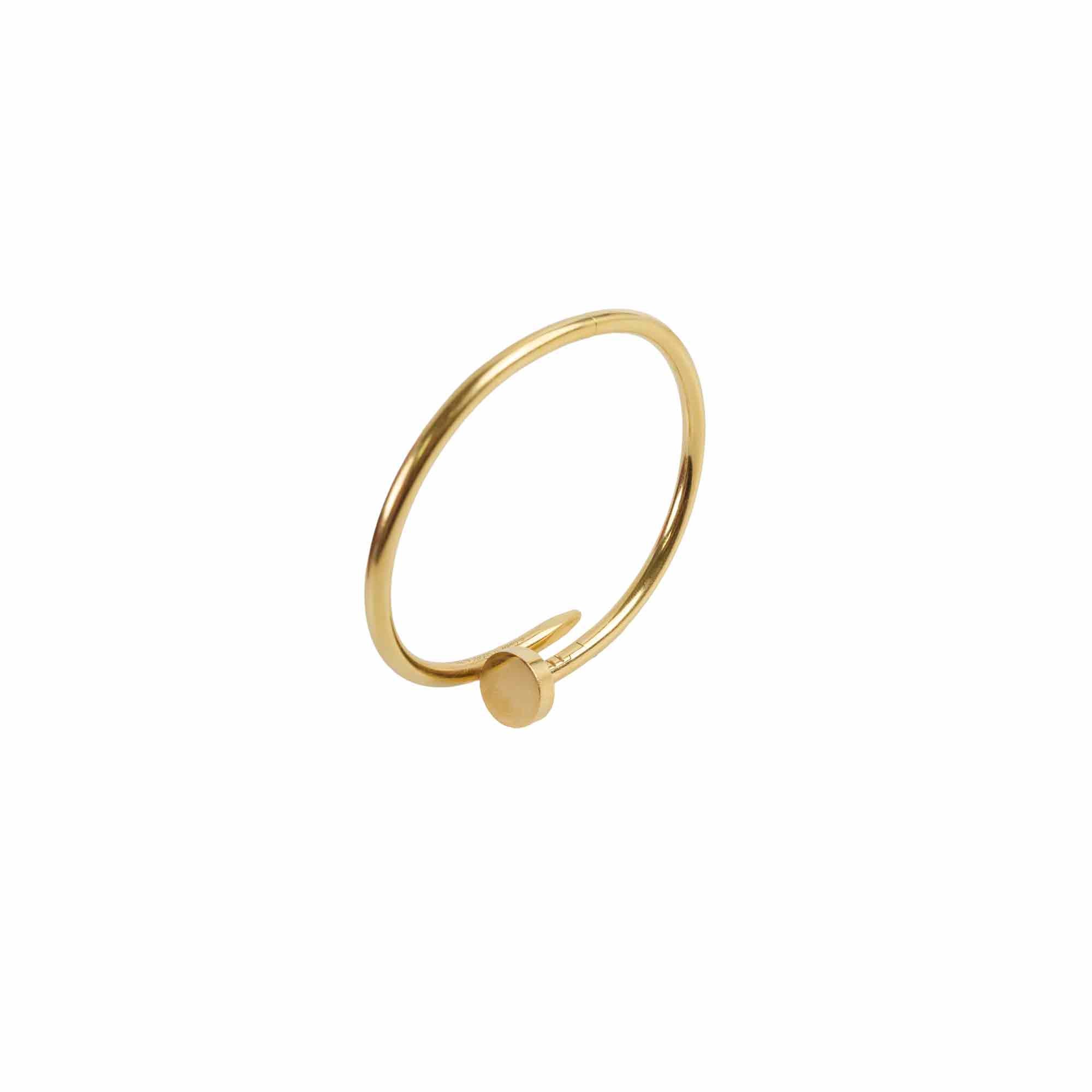 Cartier Juste Un Clou 18K Yellow Gold Bracelet Size 17 - Luxury Jewelry for Women, Perfect for Weddings, Parties & Special Occasions