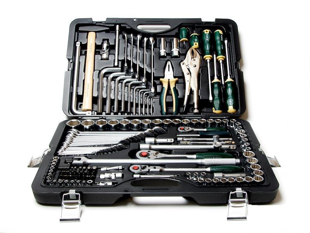 Force 41421 Professional Master Tool Set (142-Piece) - Complete Home & Auto Repair Kit for DIY Projects, Car Maintenance & Household Fixes