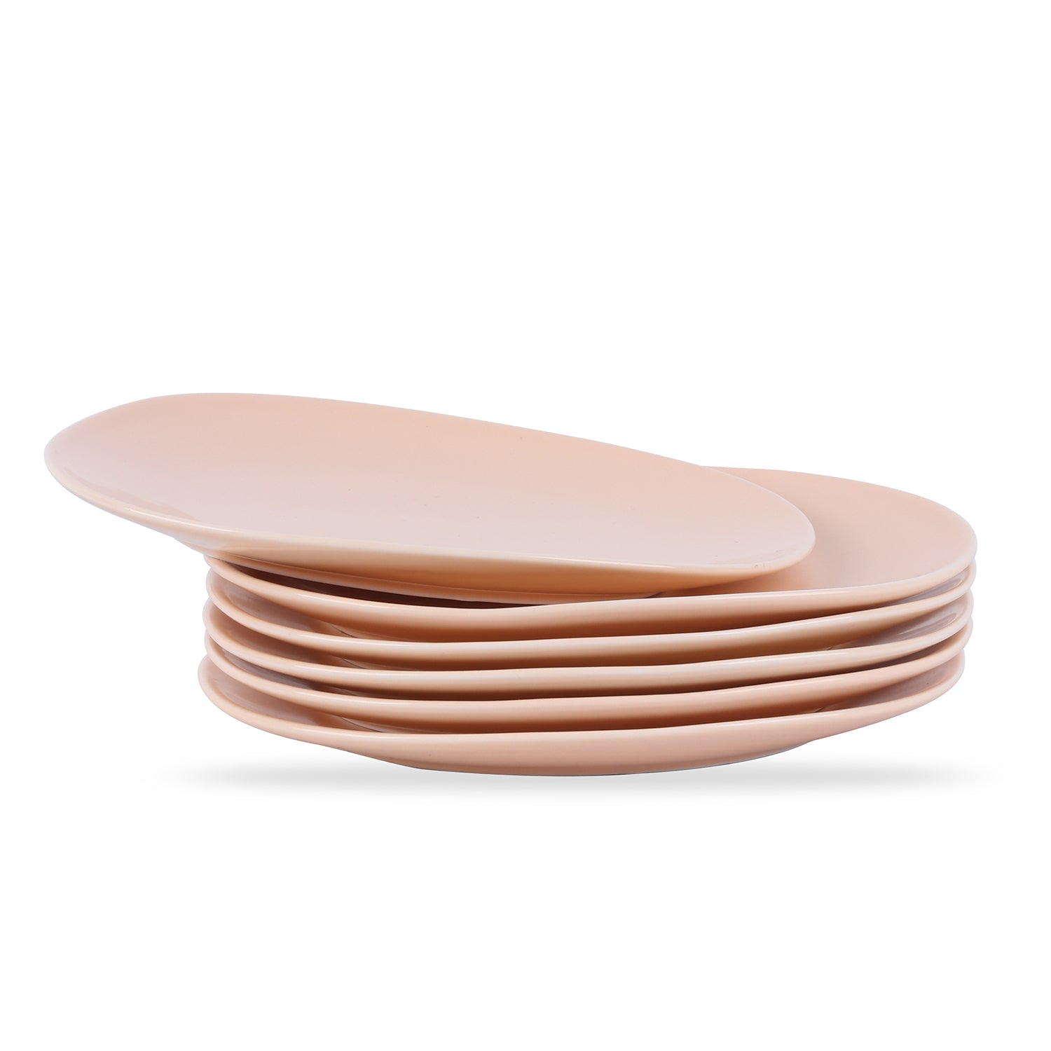 Delilah Porcelain Salad Plate Set of 6 - Elegant Dinnerware for Fine Dining, Parties & Home Decor | Dishwasher Safe & Chip Resistant