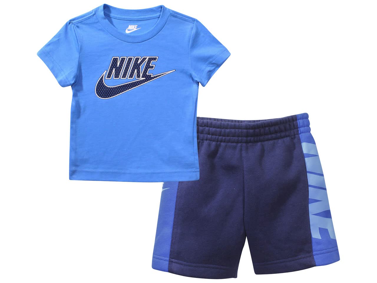 Nike Baby Boy's Sportswear Amplify T-Shirt and Shorts Set - Comfortable Toddler Athletic Outfit for Playtime, Daycare & Outdoor Activities