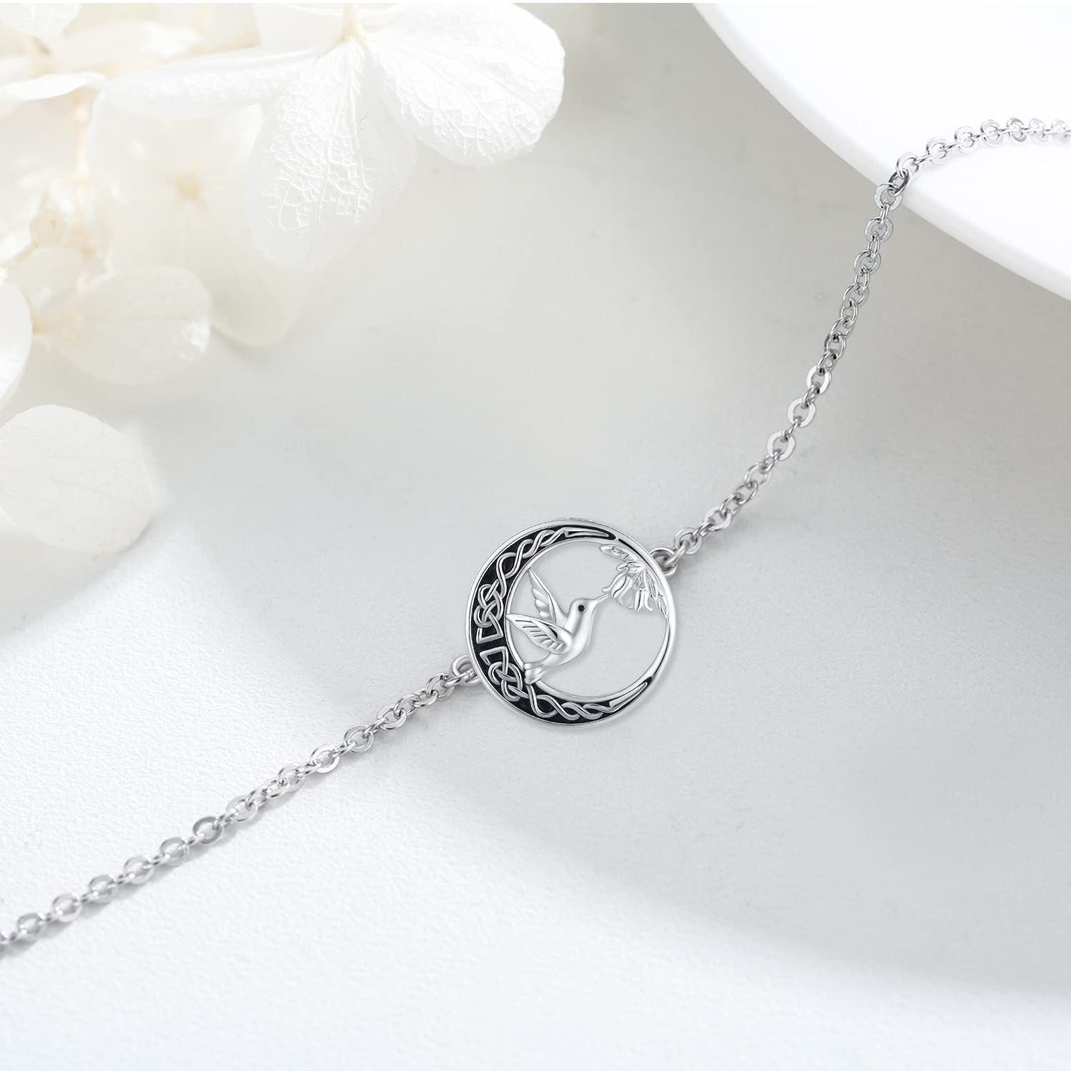 925 Sterling Silver Bracelets for Women - Dinosaur, Rose, Hummingbird, Infinite Love & Elephant Animal Charm Bracelets | Thoughtful Jewelry Gift for Girlfriend, Wife, Daughter | Perfect for Birthdays, Anniversaries & Everyday Wear
