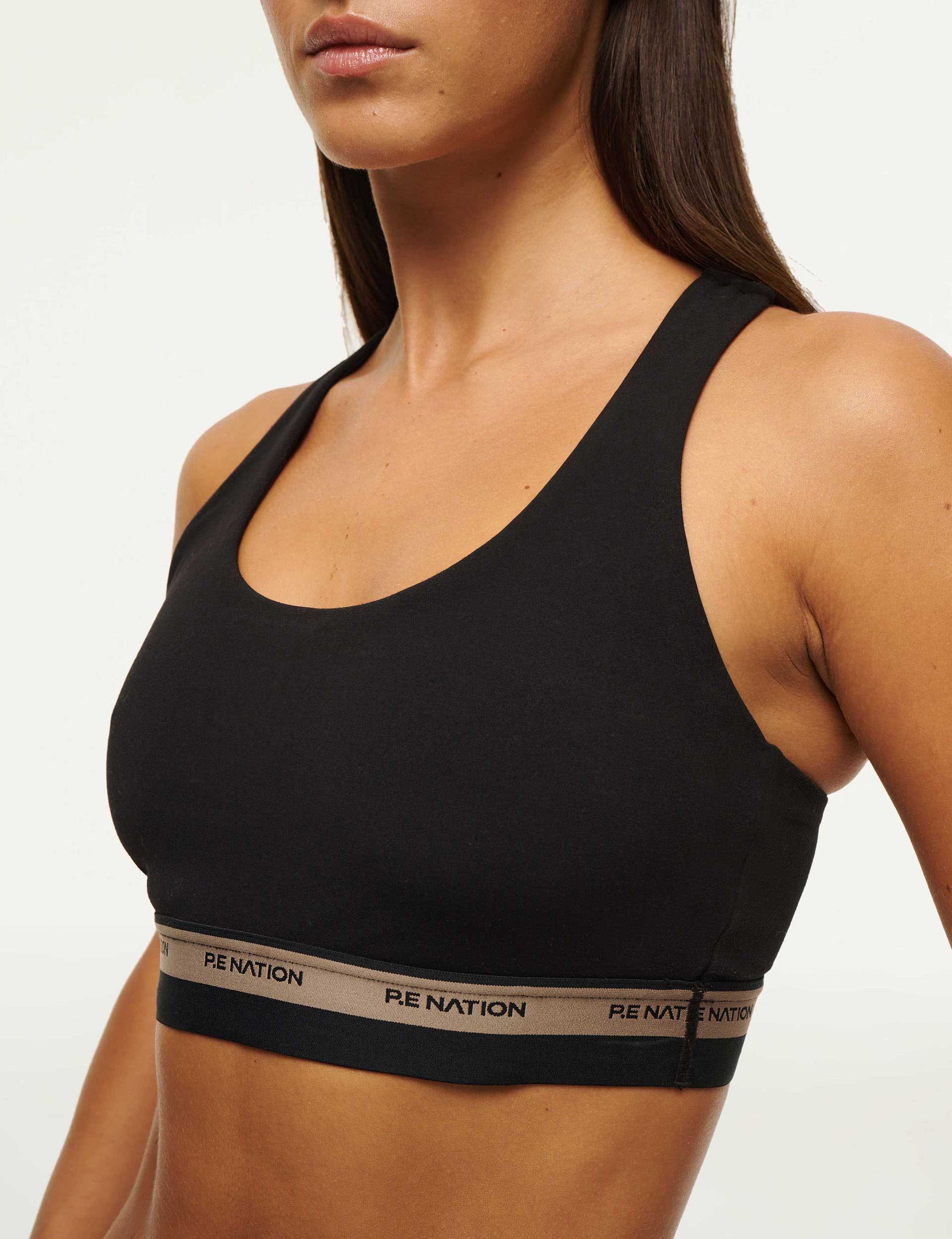 Avant Sports Bra for Women - High Impact Workout, Running & Gym - Breathable & Supportive Black Activewear - Perfect for Yoga, HIIT & Fitness Training