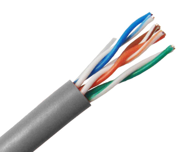 CAT5E UTP Bulk Ethernet Cable 1000FT - 24 AWG Solid Copper, CM Rated for In-Wall Installation - Perfect for Home Networking, Office Setup & Data Centers
