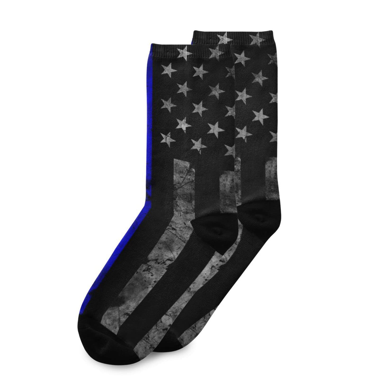 **Men's Dress Crew Socks - Cushioned Athletic Casual Socks with Funny Patterns - Novelty Socks for Men - Perfect for Office, Sports & Fun Gifts**
