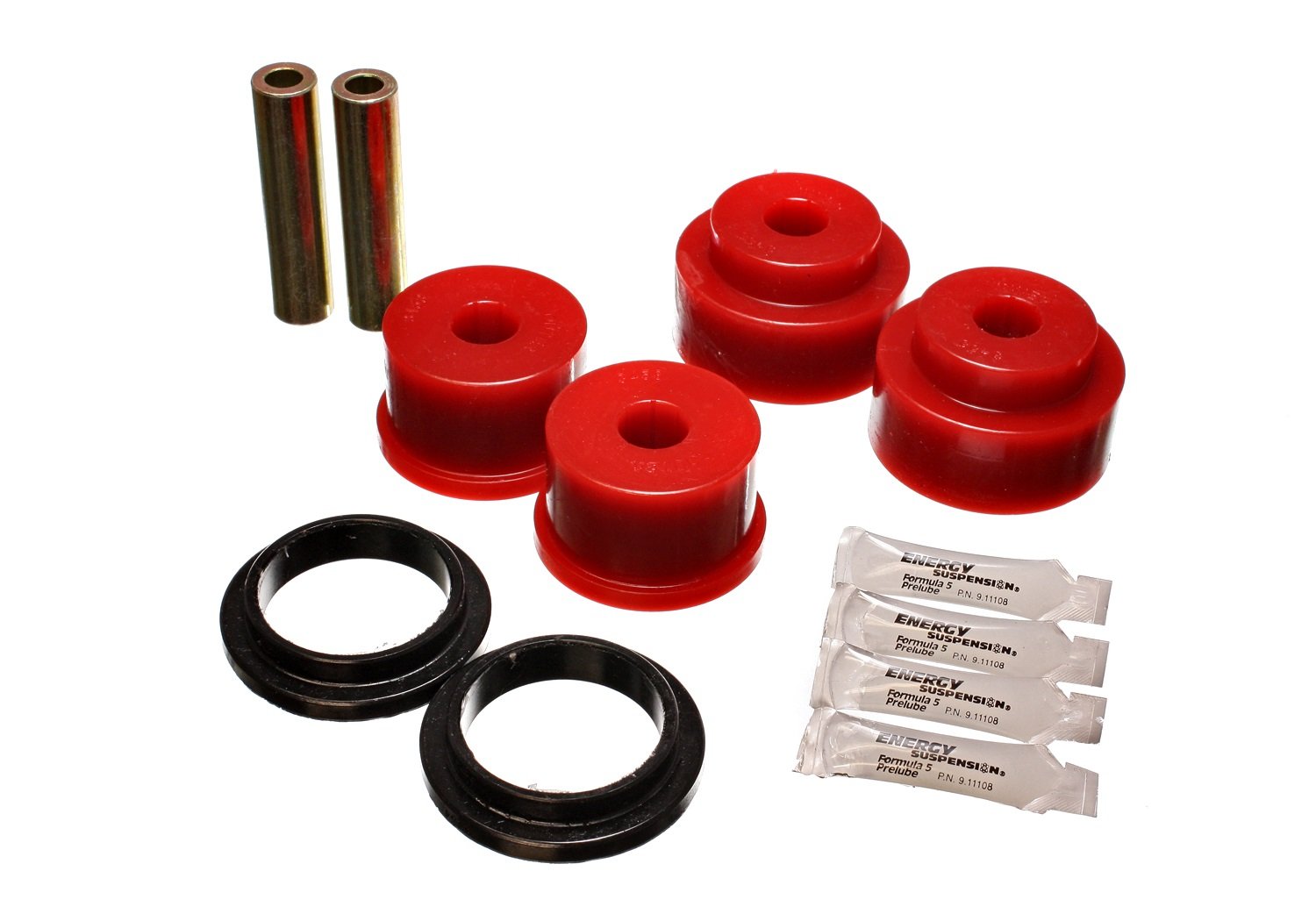 Energy Suspension 8.3121R Rear Axle Beam Bushing Kit - Polyurethane Replacement for Improved Handling & Durability - Perfect for Off-Road, Racing & Performance Vehicle Upgrades