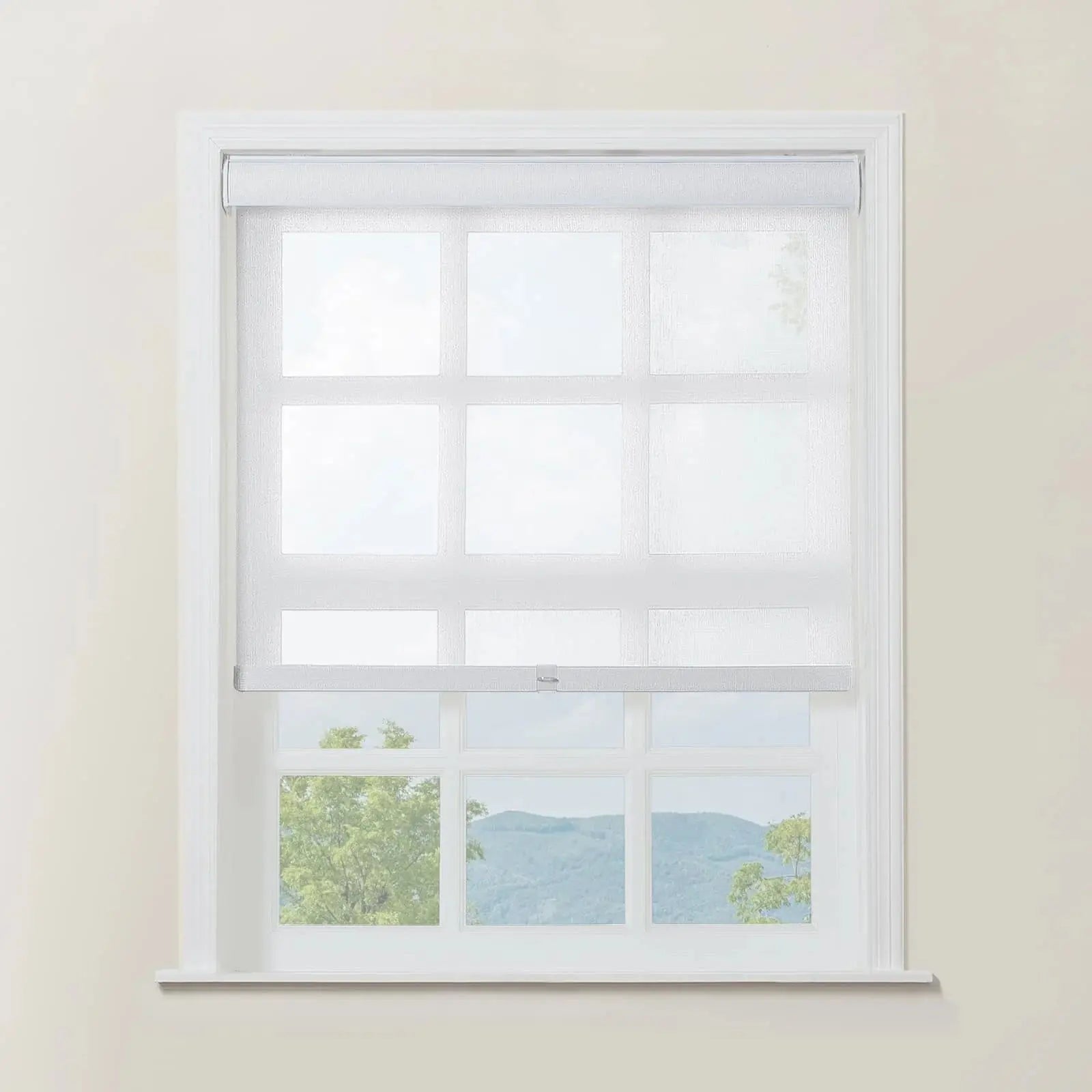 Alvin Boutique Blackout Cordless Roller Shades - Light Blocking Window Coverings for Bedroom, Nursery & Home Office