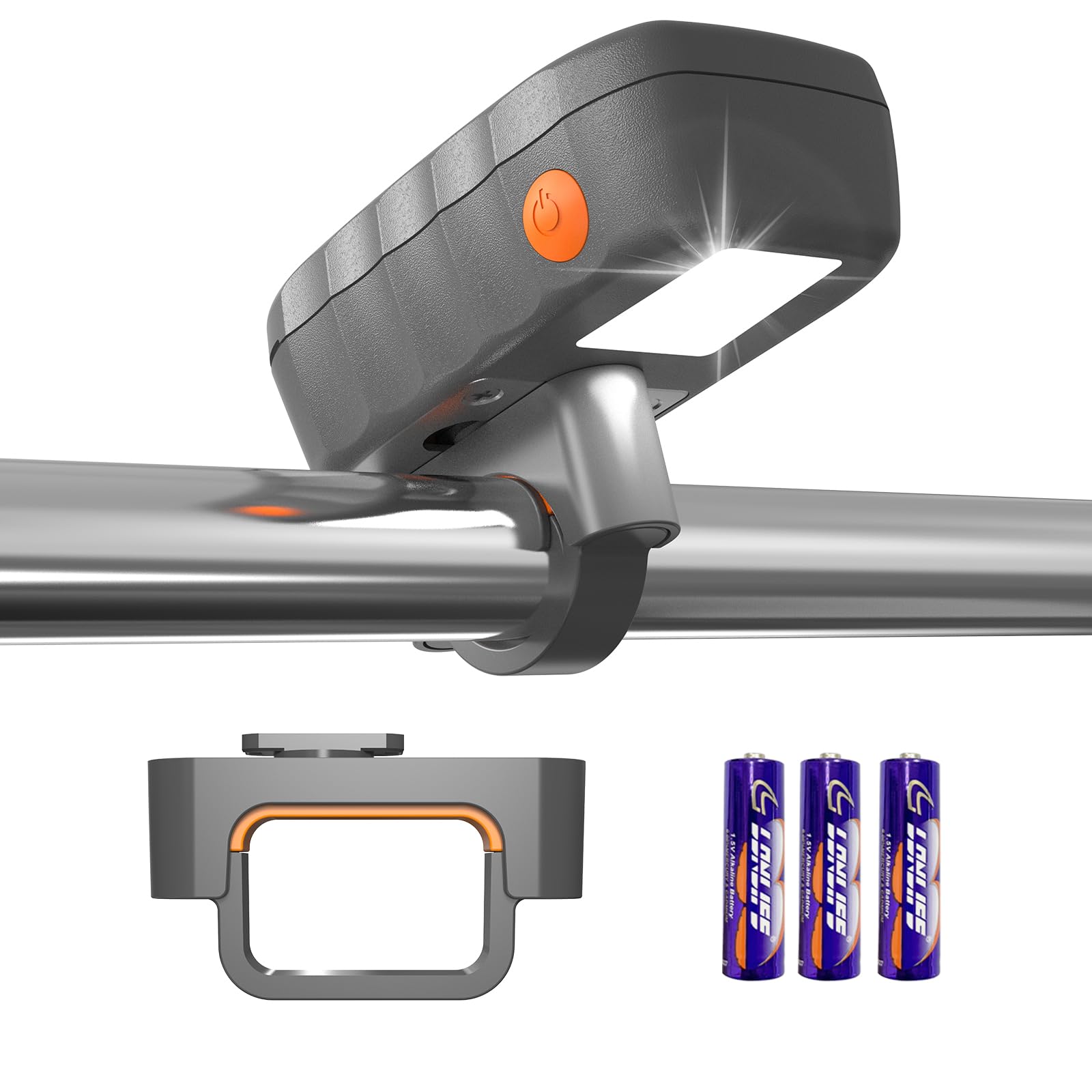 Premium LED Grill Light for Blackstone Griddle & Weber Grill - Auto On/Off BBQ Light with Magnetic Base - Perfect Outdoor Cooking Accessory for Night Grilling, Camping & Backyard Barbecues (Gray)