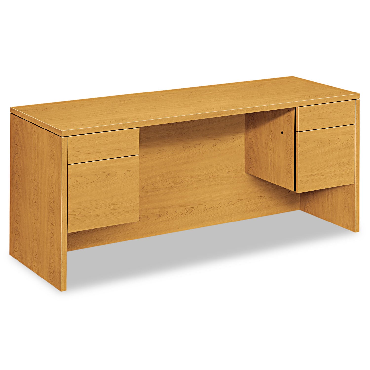 10500 Series Kneespace Credenza with 3/4 Height Pedestals - 60