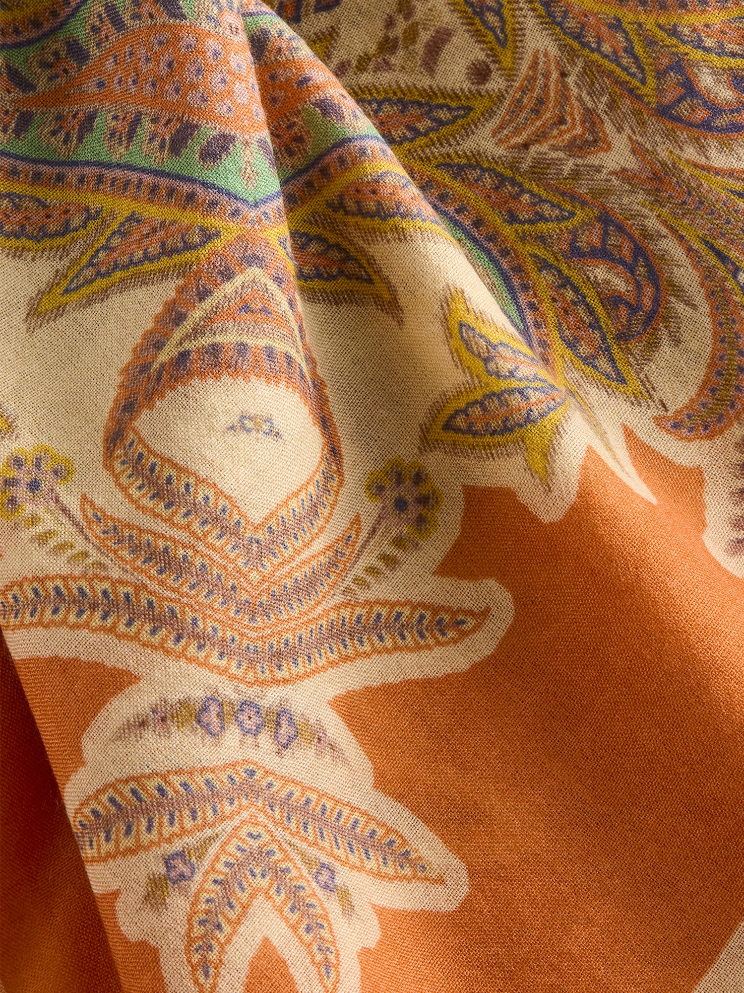 Nona Paisley Scarf for Women - Soft Lightweight Fashion Shawl Wrap - Perfect for Fall, Winter, and Spring Outfits - Great for Travel, Office, and Special Occasions
